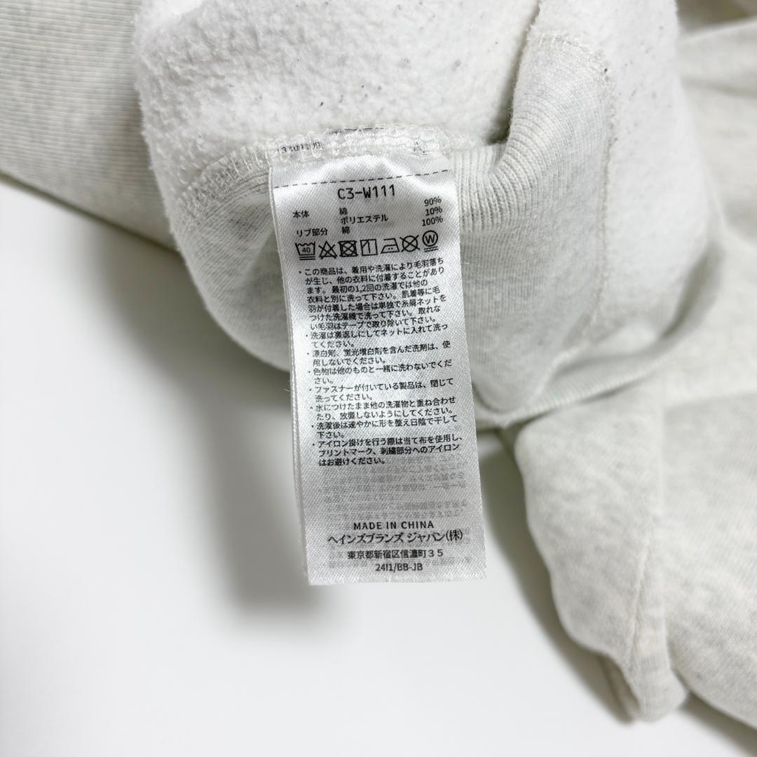 XXL　70s復刻　チャンピオン　染み込み3段プリント　リバースウィーブパーカー