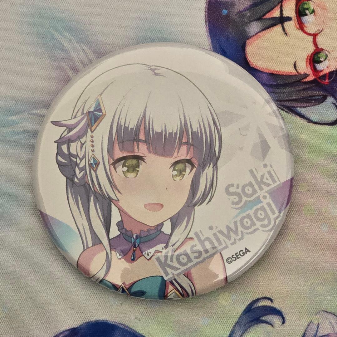 オンゲキ 柏木咲姫 スクエア缶バッジ オンゲキ 缶バッジ 柏木咲姫