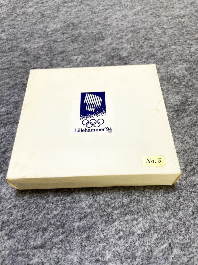 未開封】1994年リレハンメル冬季オリンピック 記念銀貨4枚セット No.5
