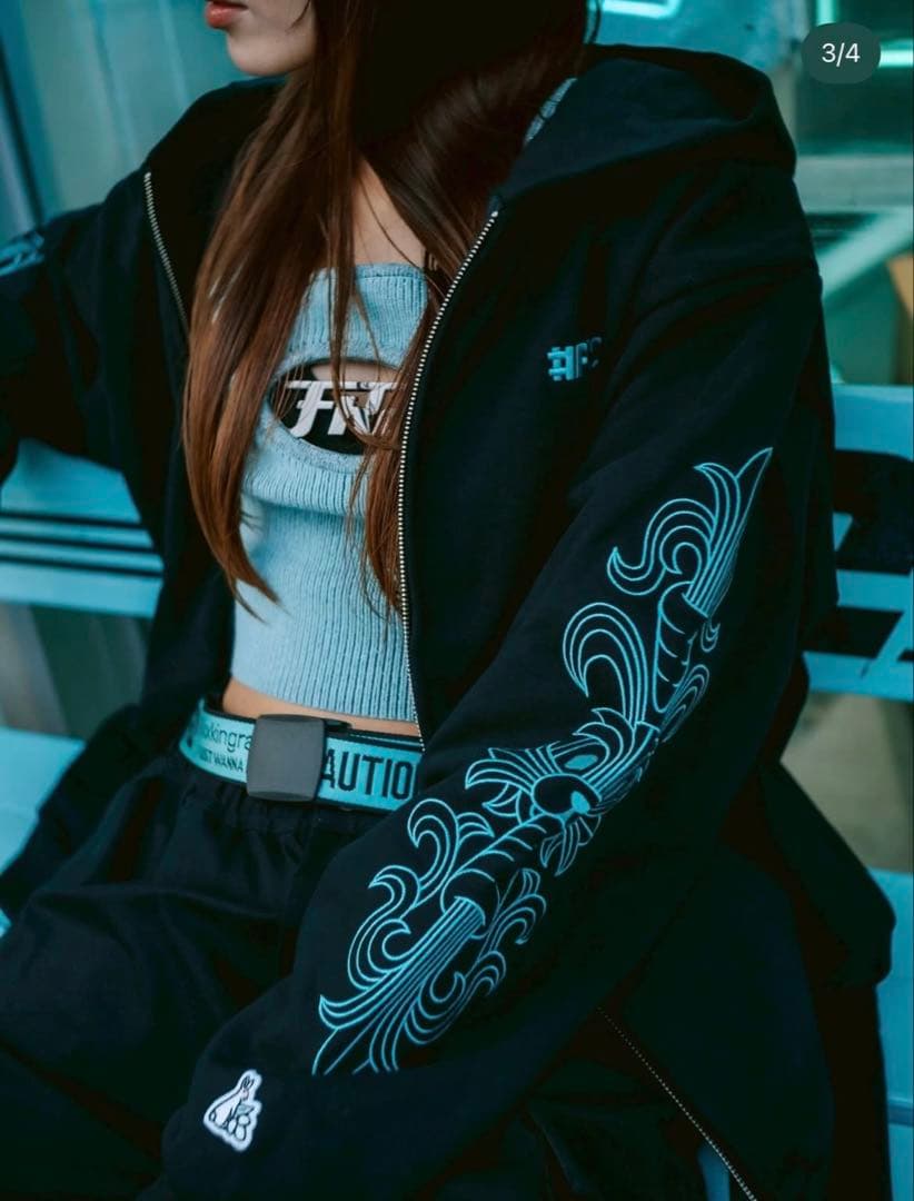 FR2月桃 fr2月桃 パーカー クロム柄 新品未使用未開封品 値段交渉あり