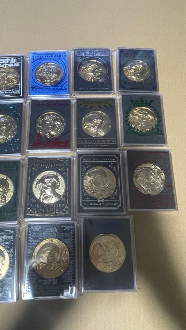 く*ー様 名探偵コナン 劇場版 メダル まとめ売り コナングッズ