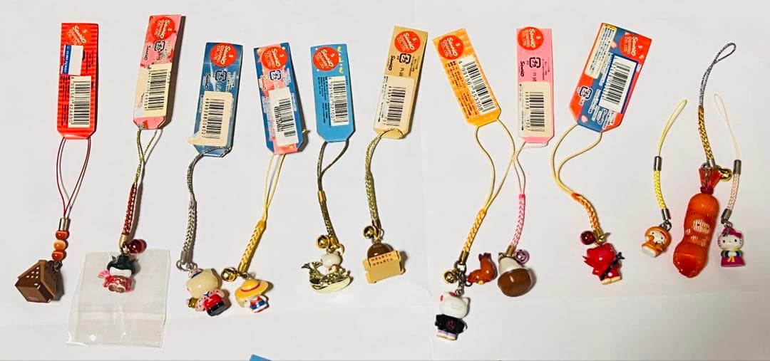 レアご当地キティまとめ売り根付ストラップはろうきてぃ平成初期2000年前半21個