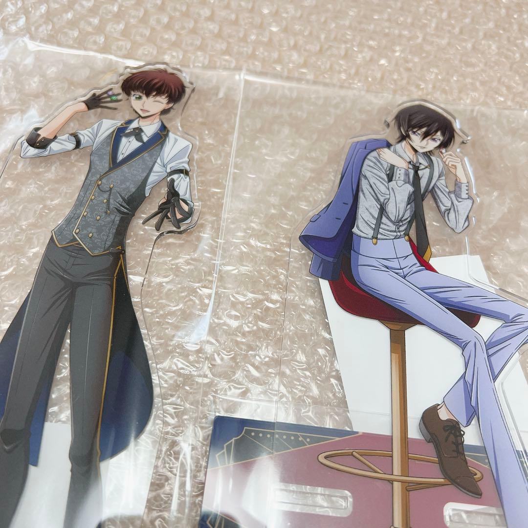 コードギアス　ラッキー缶バッジ　アクリルスタンド　パネル　ルルーシュ　スザク