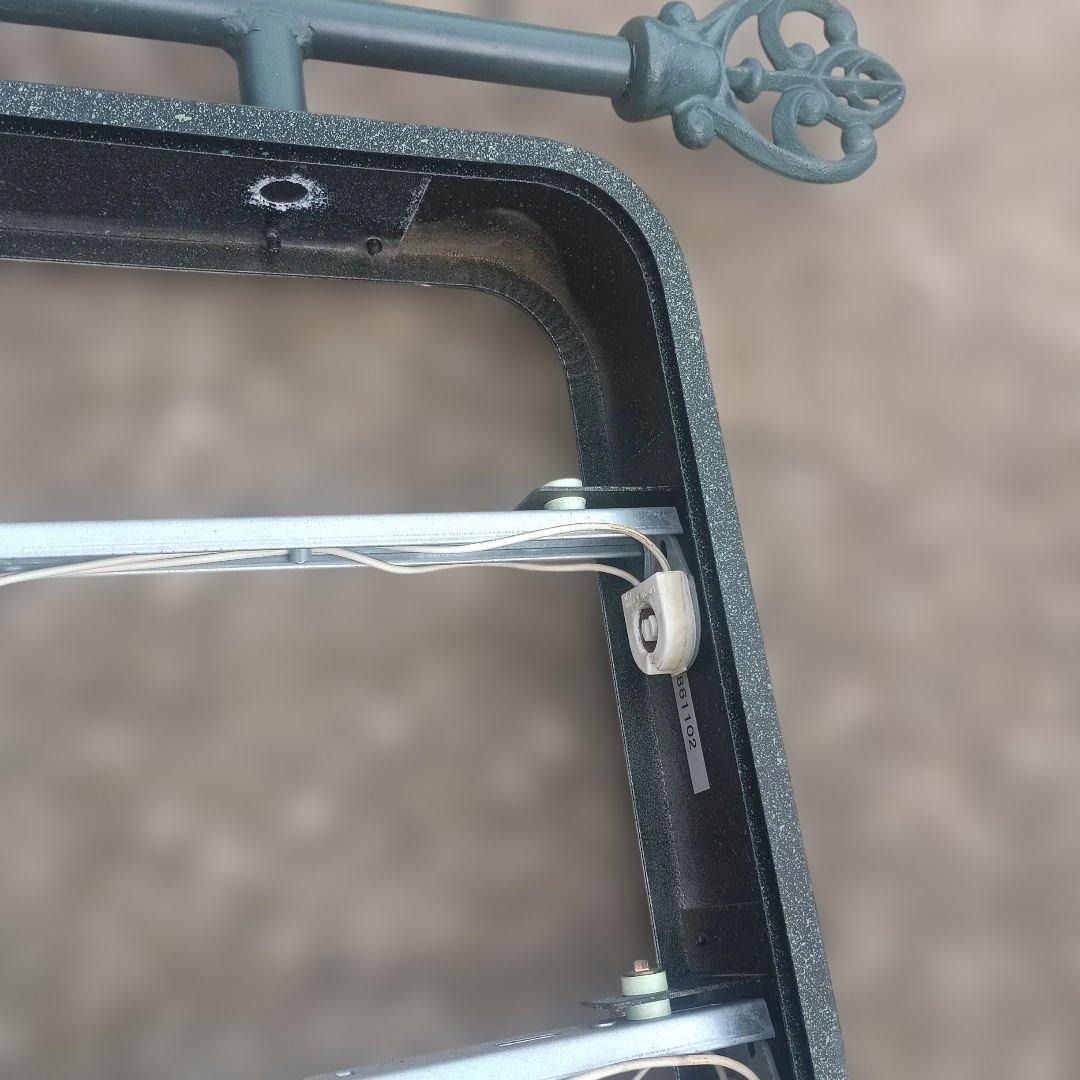 5135）アンティーク風 突き出し看板・看板 アルミ製（ブロンズ風仕上げ））