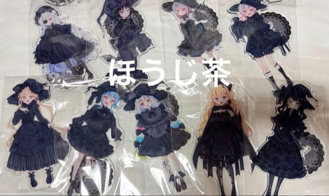 C107 魔法少女ノ魔女裁判 アクリルスタンド ネックストラップ 全種コンプ