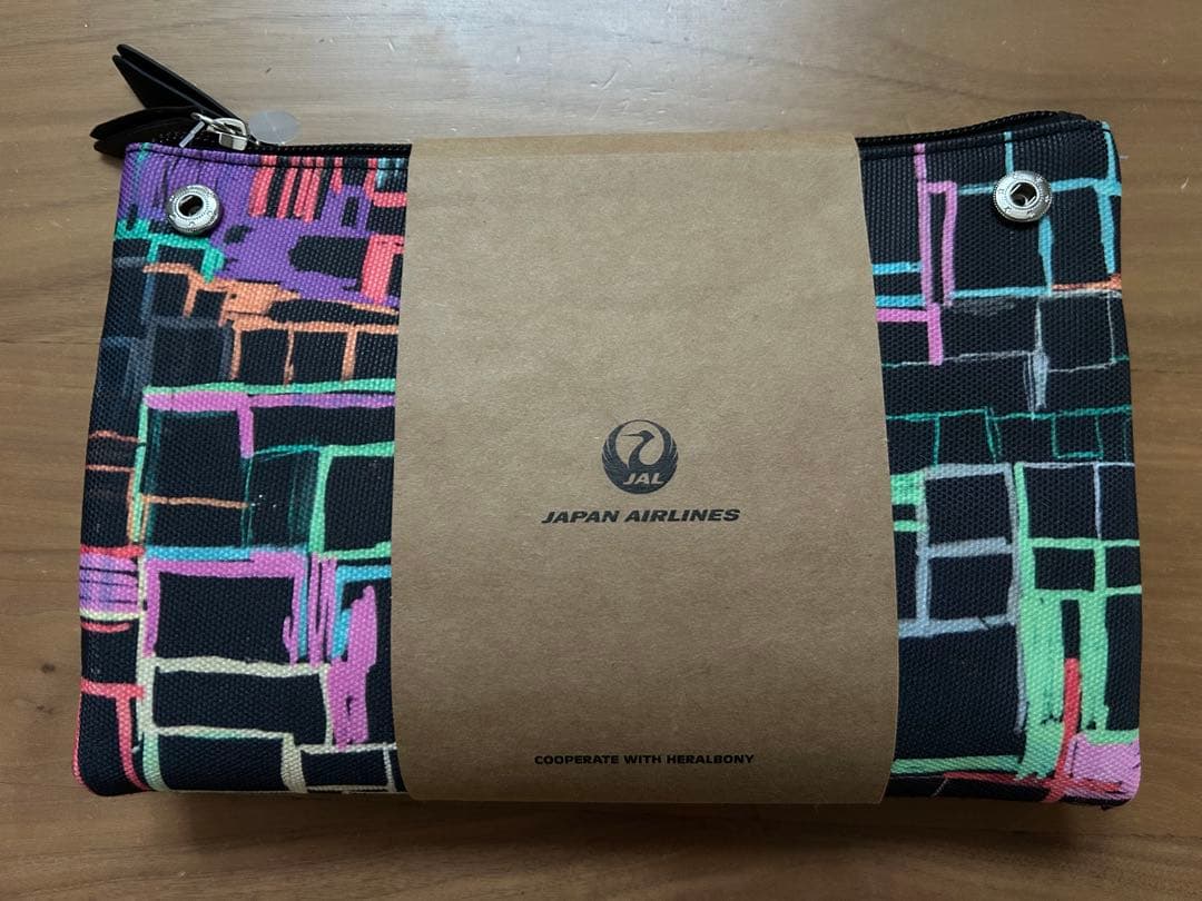 JAL✖️HERALBONY ファーストクラス アメニティポーチ - メルカリ