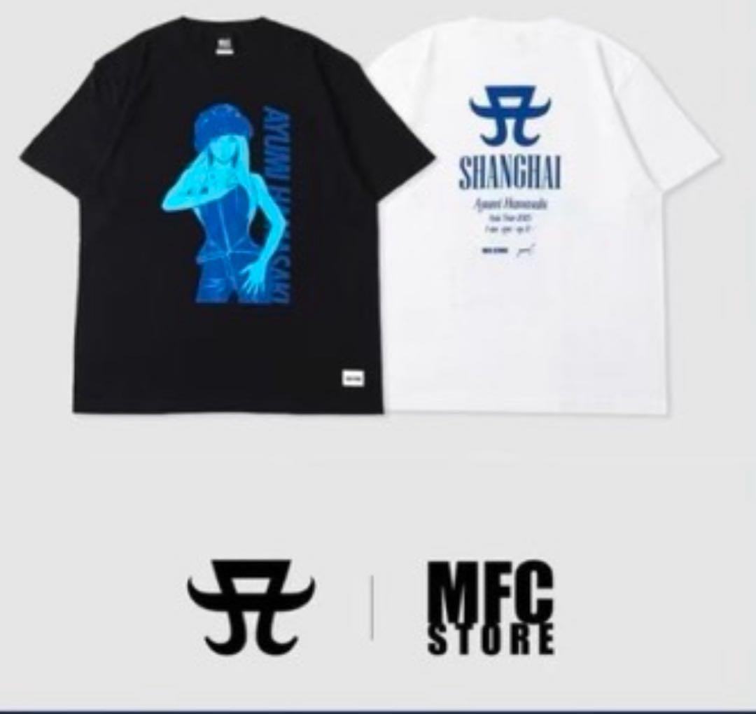 浜崎あゆみ ブラック 上海限定 mfc storeコラボTシャツ Lサイズ - メルカリ