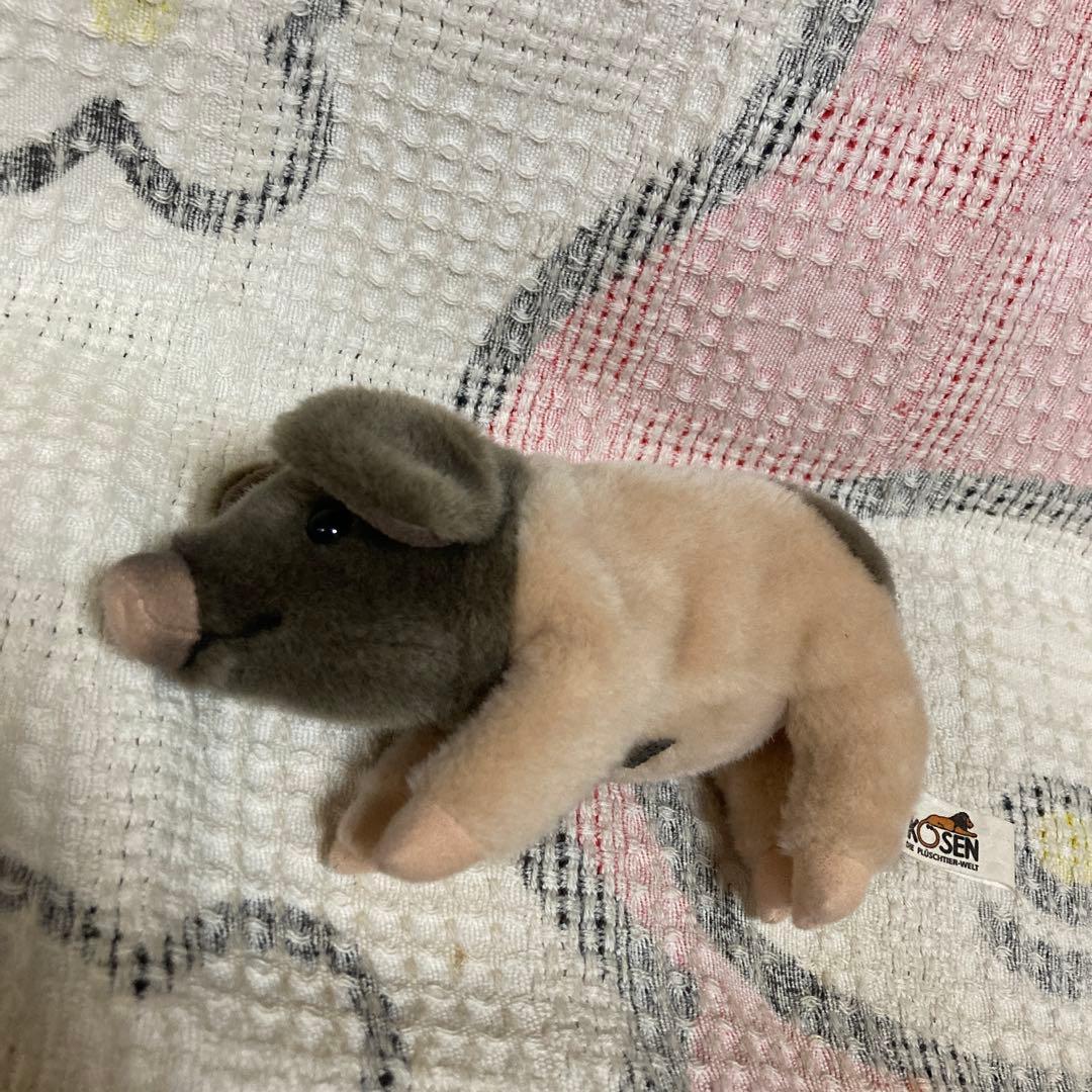 kosen ケーセン　ぬいぐるみ 豚　ぬいぐるみ　中古品　①