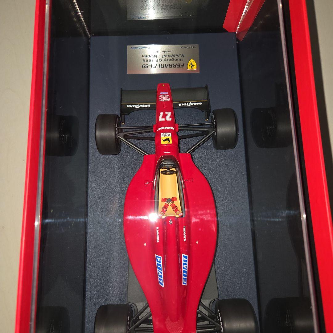 ルックスマート　フェラーリ１／１８　１９８９年　ハンガリーＧＰ