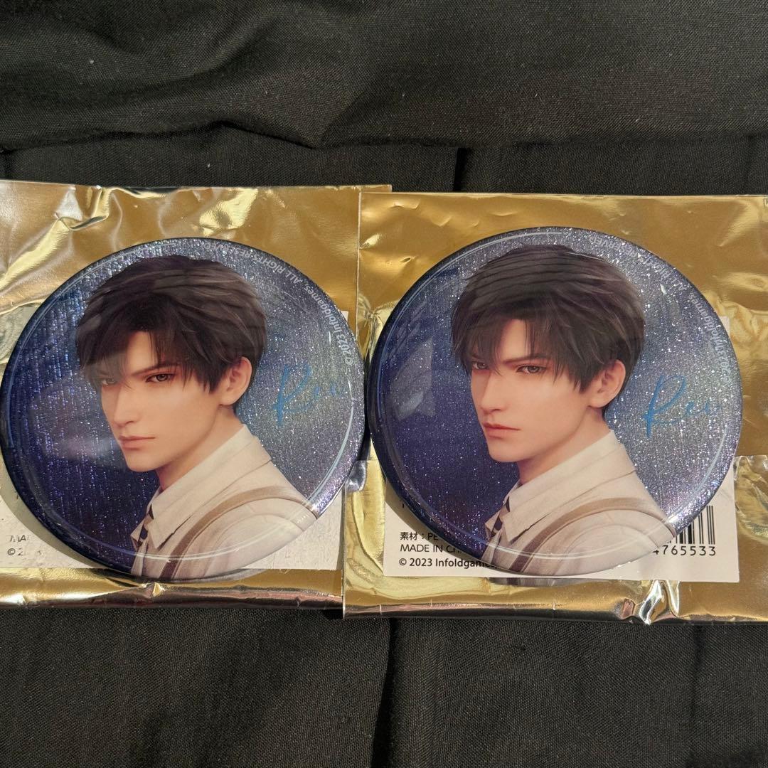 恋と深空 スイパラコラボ レイ 缶バッジ 等身SD チェキ風カード 公式