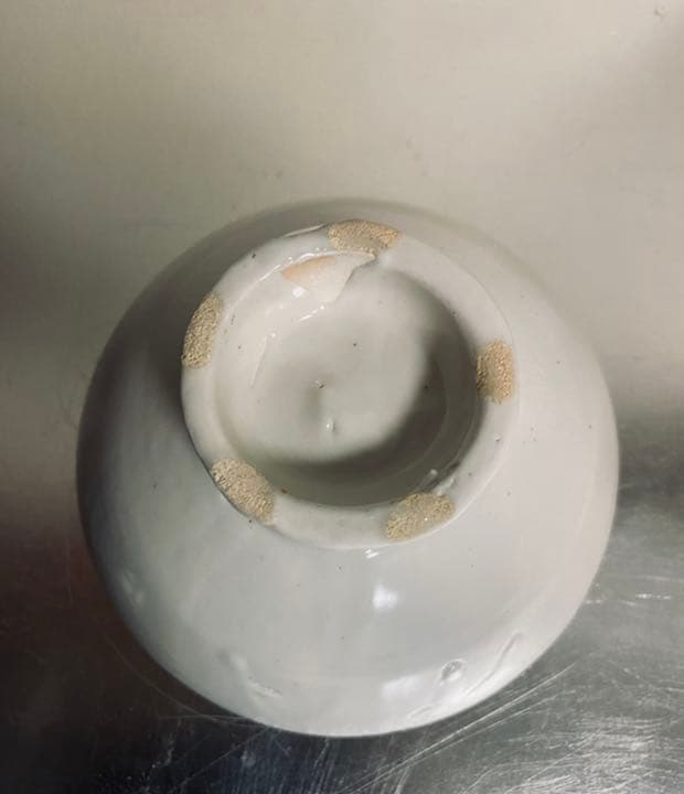 森岡由利子　白磁茶碗　抹茶碗　茶道　小田原菜の花にて購入