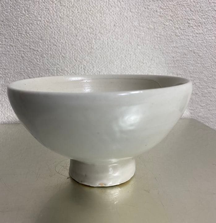 森岡由利子　白磁茶碗　抹茶碗　茶道　小田原菜の花にて購入