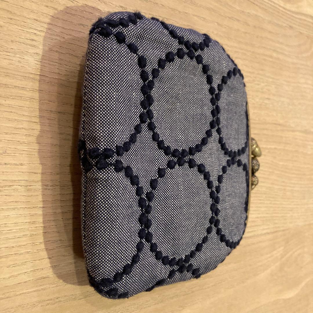mina perhonen 円形模様の布製ケース