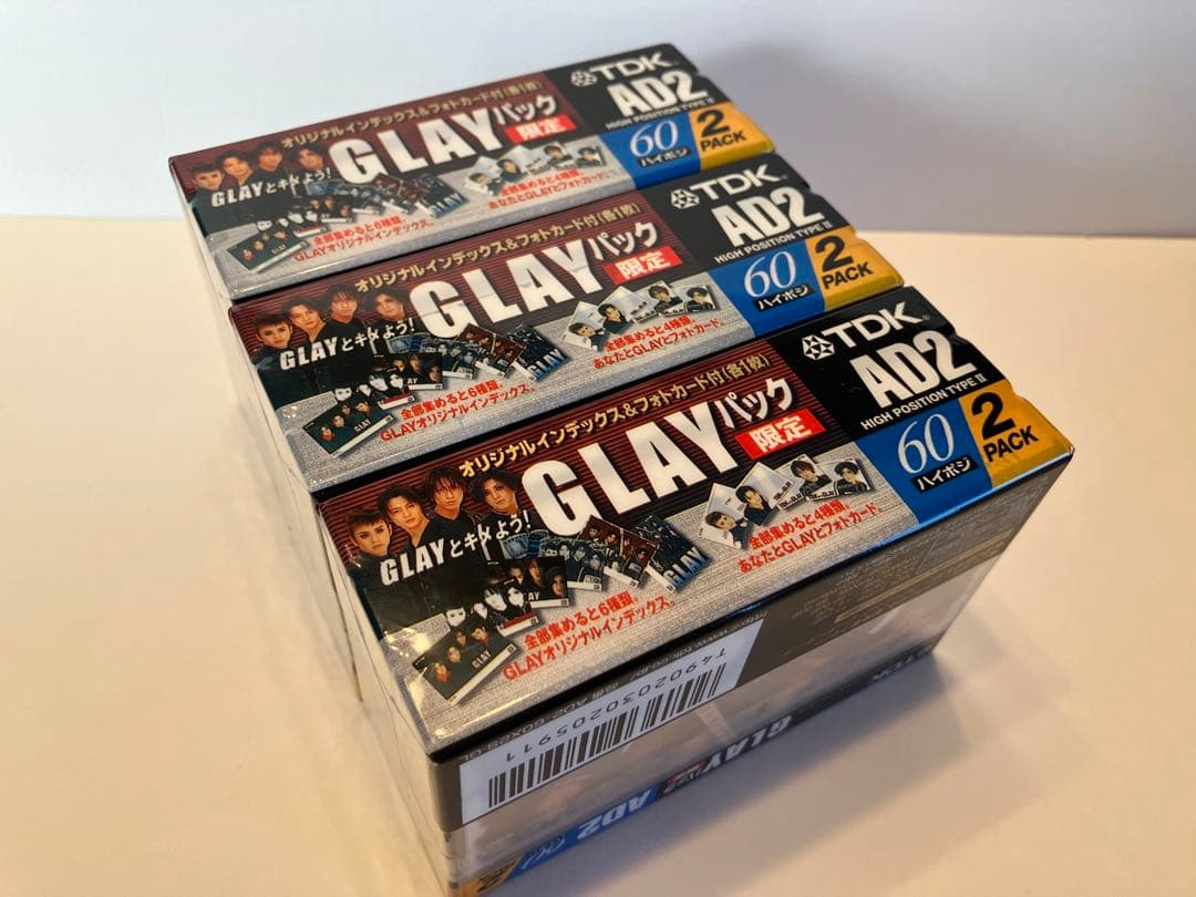 未開封☆TDKカセットテープ GLAY限定パック3セット☆グレイ - メルカリ