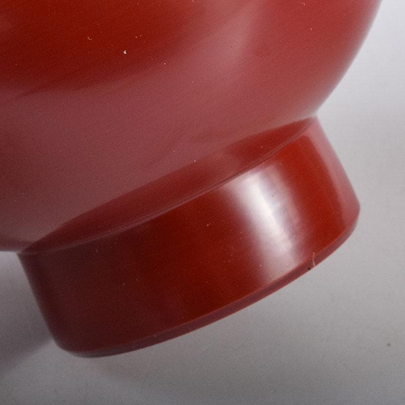 和食器　松谷窯　内染付　陶漆　蓋物　蓋碗　５客　共箱　M　R8058C