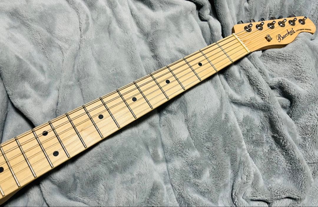 ブラック テレキャスター バッカスBTE-250M BLK 附属品あり