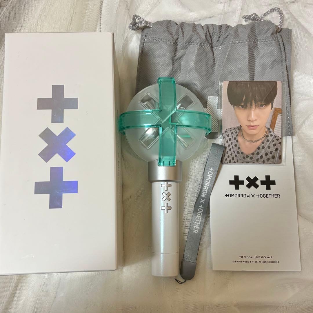 TXT 公式 ペンライト VER 2 トゥバ トレカ付き