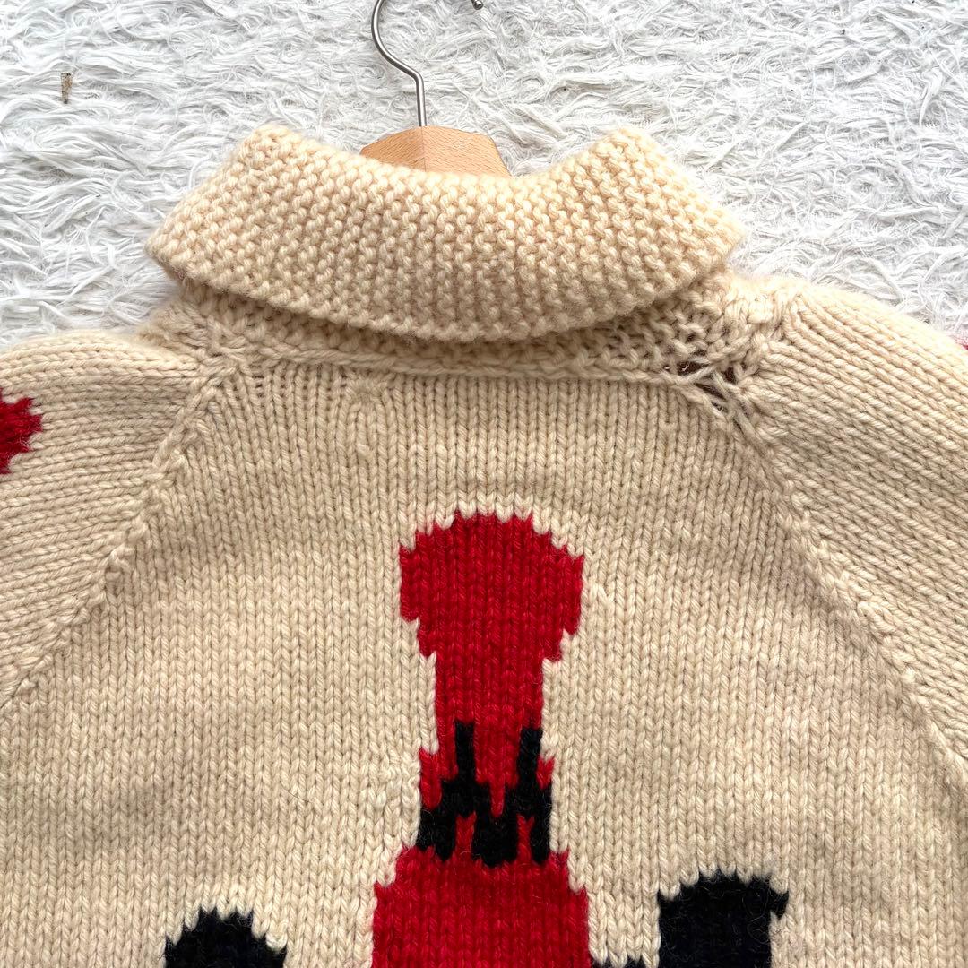 【超希少】 50s ボーリング カウチン カーディガン CROWN フリーサイズ