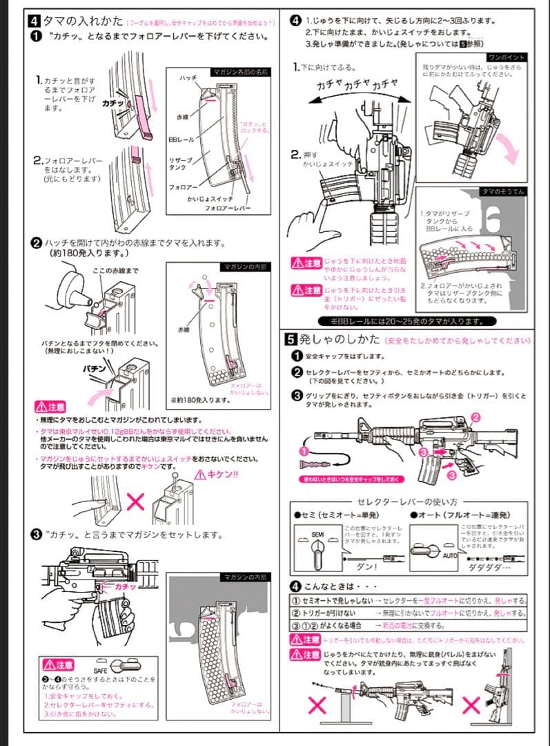 東京マルイ カスタム品　コルト　M4A1 カービン　ボーイズ　金属ピニオンギア