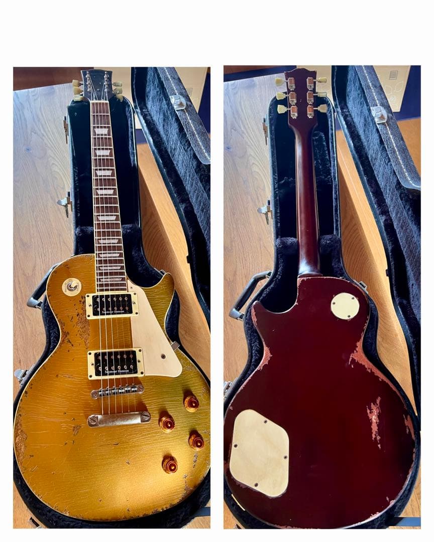 ハードエイジド レスポールゴールドトップレプリカ/オイルコンデンサー搭載