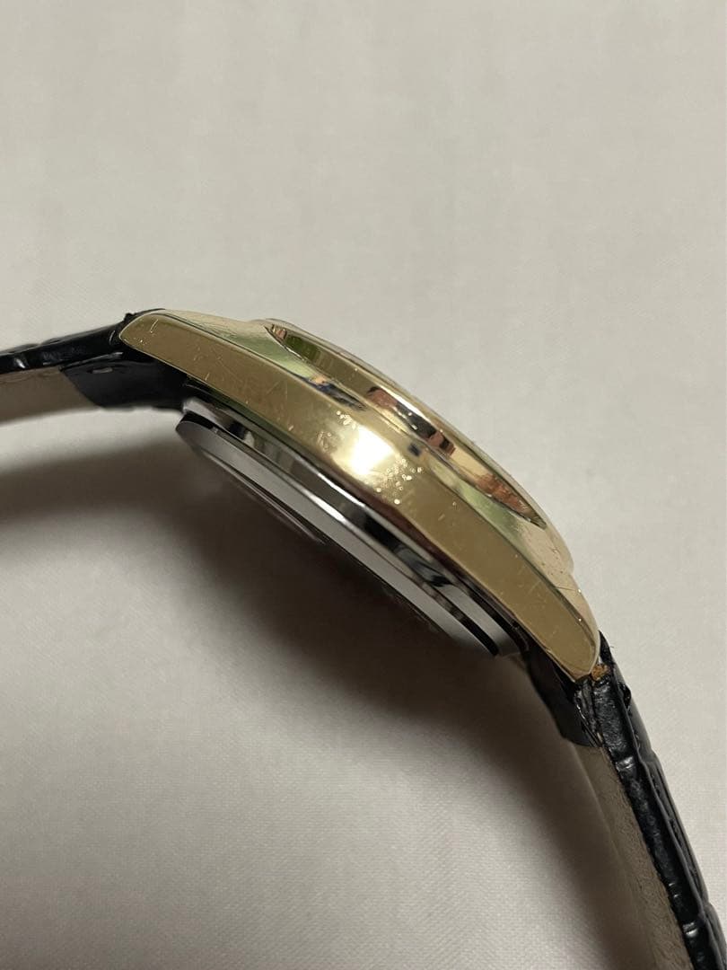 SEIKO KING QUARTZ メンズ腕時計ゴールド 4822-8000