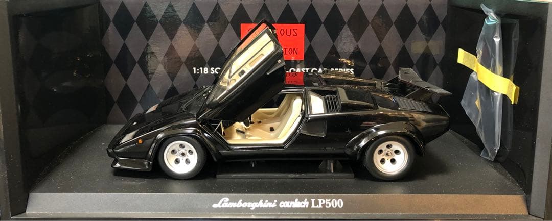 ランボルギーニ カウンタック LP500 1/18 ブラック 京商