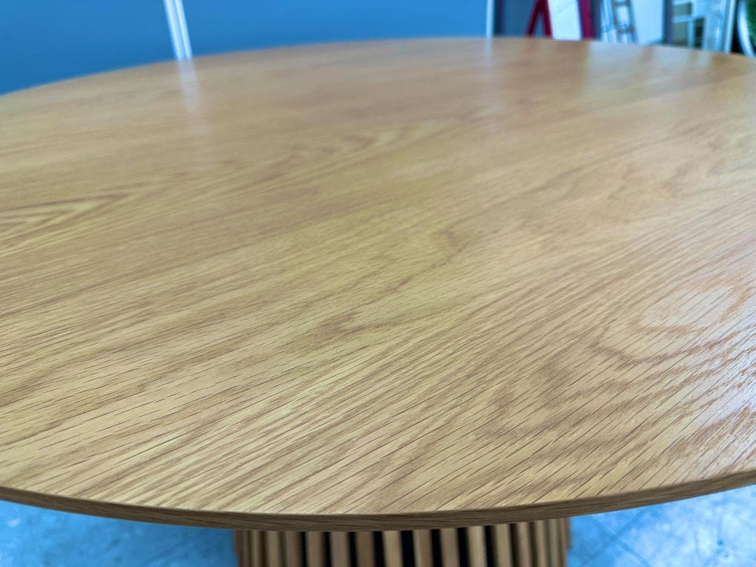 LOWYA　円形ダイニングテーブル　Sakunorb Table120　ブラウン