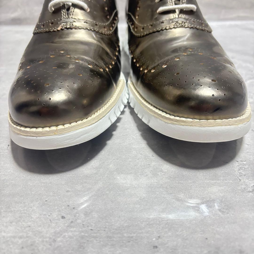 【未使用級】COLE HAAN ゼログランド オックスフォード ウイングチップ