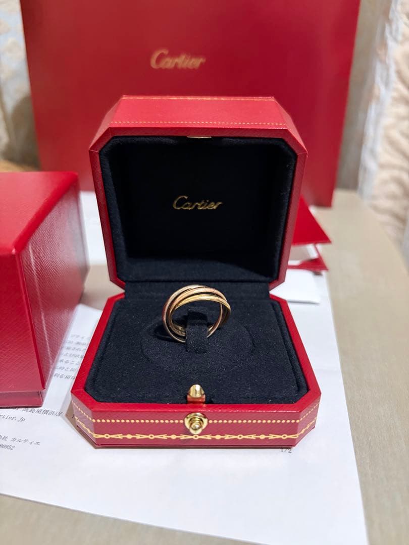 Cartier トリニティリング スモール SM #57 17号