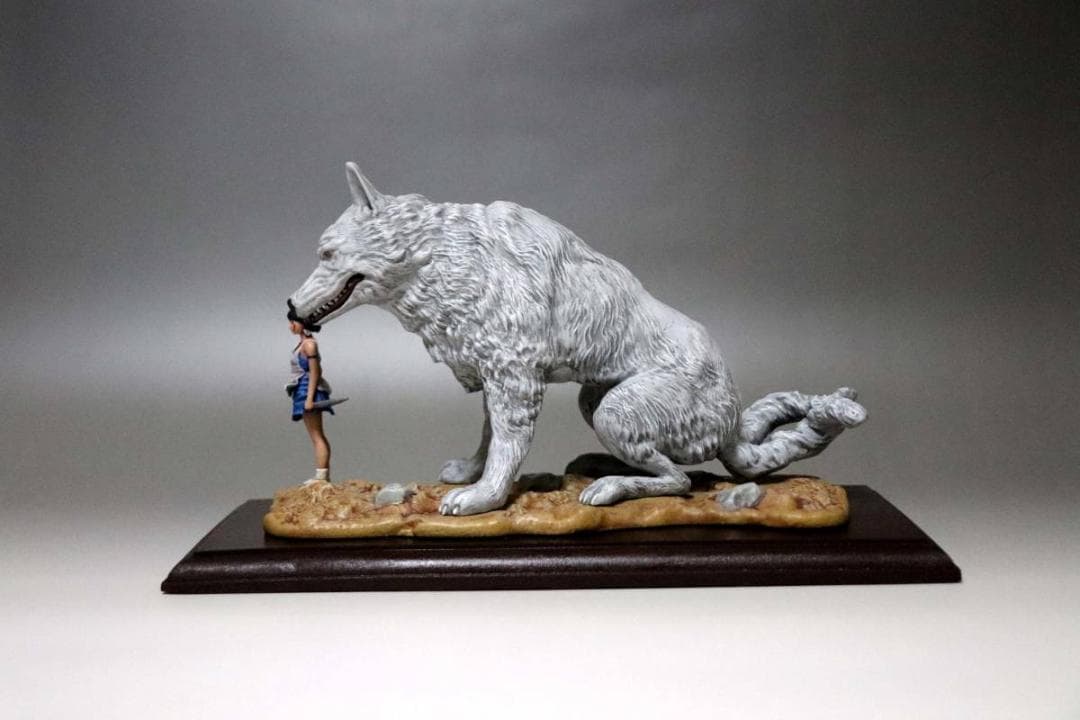 もののけ姫 　サン モロ フィギュア ガレージキット フィギュア