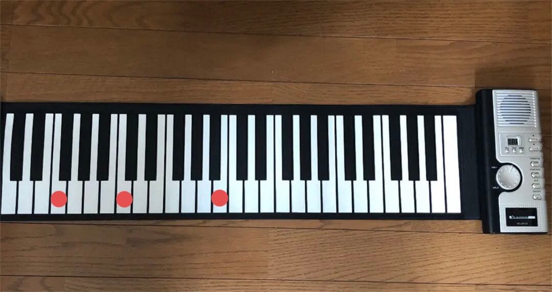 ロール アップ 電子ピアノ LAP-018 - メルカリ