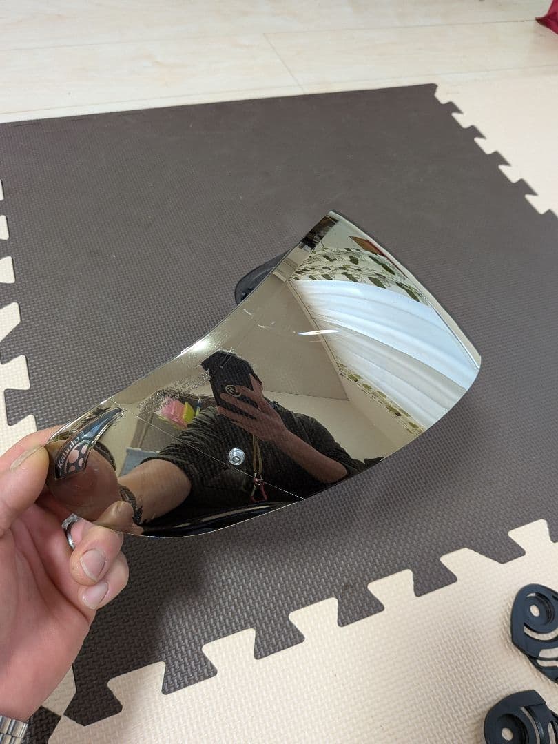 Kabuto フルフェイスヘルメット ブラック/グリーン　KAMUI