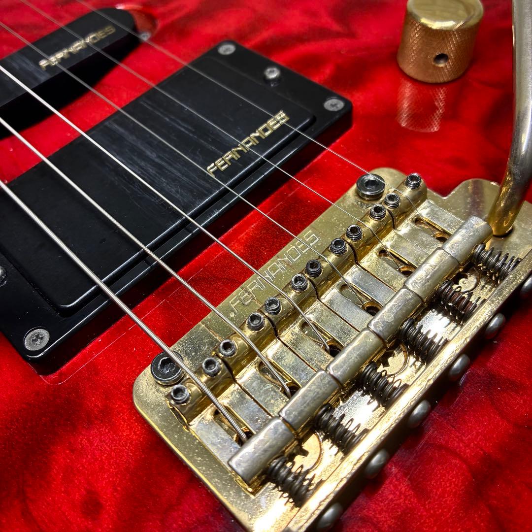 FERNANDES FGZ-420 キルトメイプルトップ 赤 エレキギター