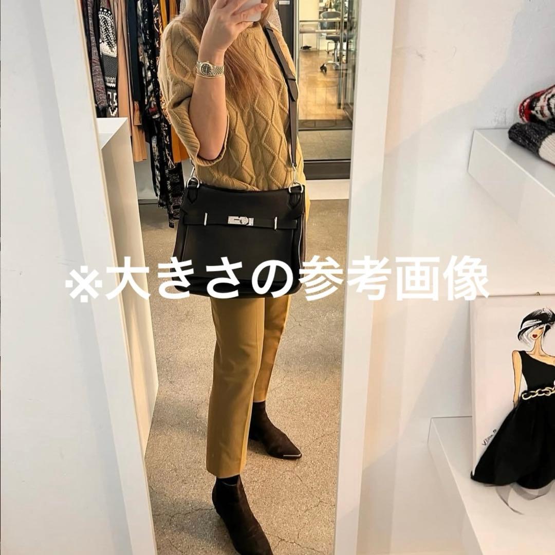 【スカーフ・カデナ付】HERMES ショルダーバッグ　ジプシエール　ブラウン