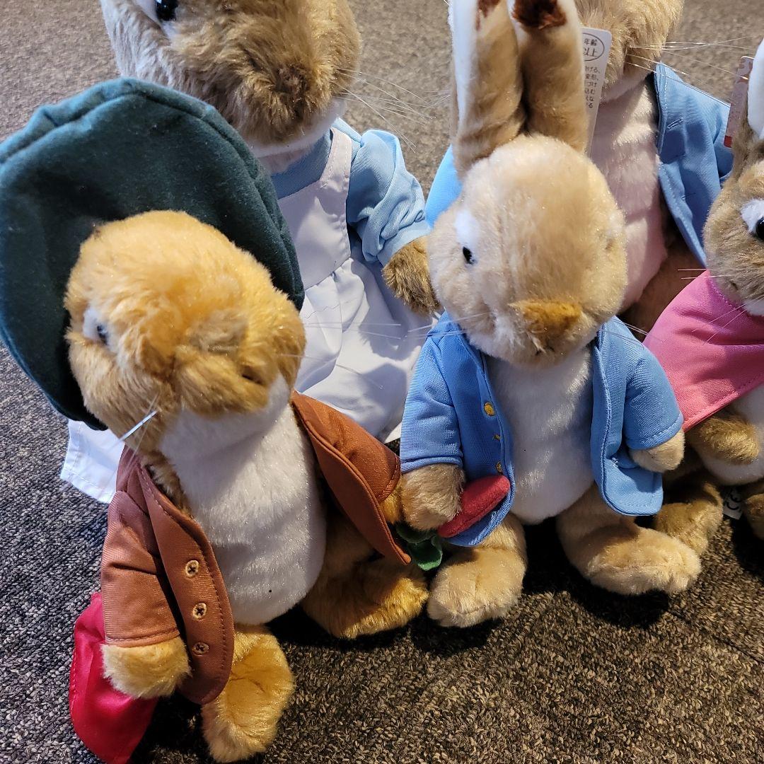 ピーターラビットぬいぐるみ５体セット