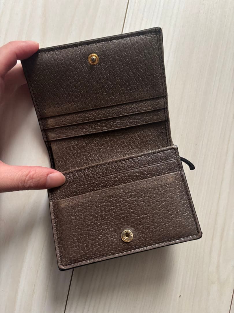 グッチ オフィディア GGマーモント シェリーライン 折り財布 - メルカリ