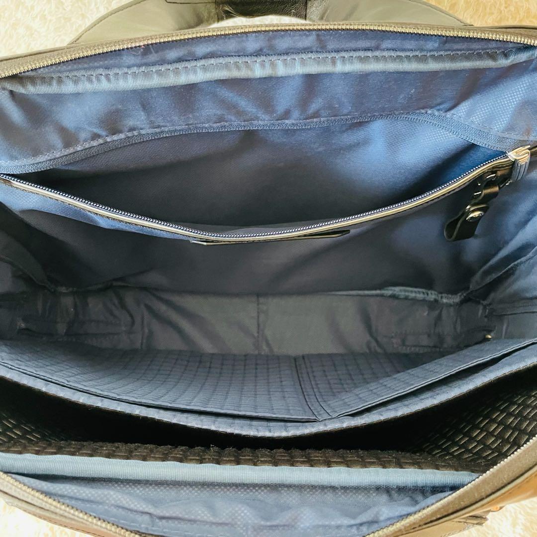 TUMI ビジネスバッグ オールレザー 2way 黒 ショルダーバッグ