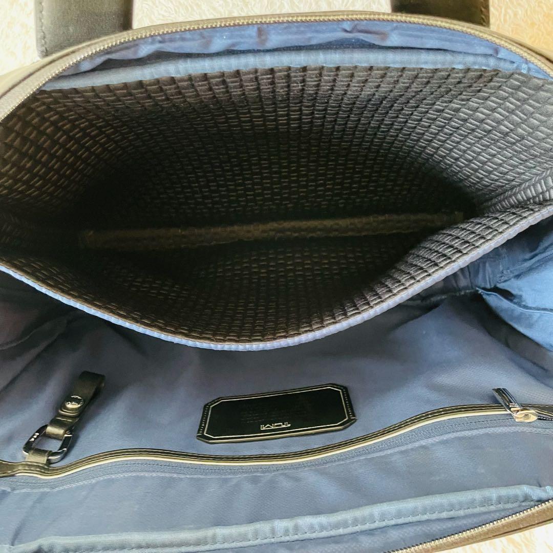 TUMI ビジネスバッグ オールレザー 2way 黒 ショルダーバッグ