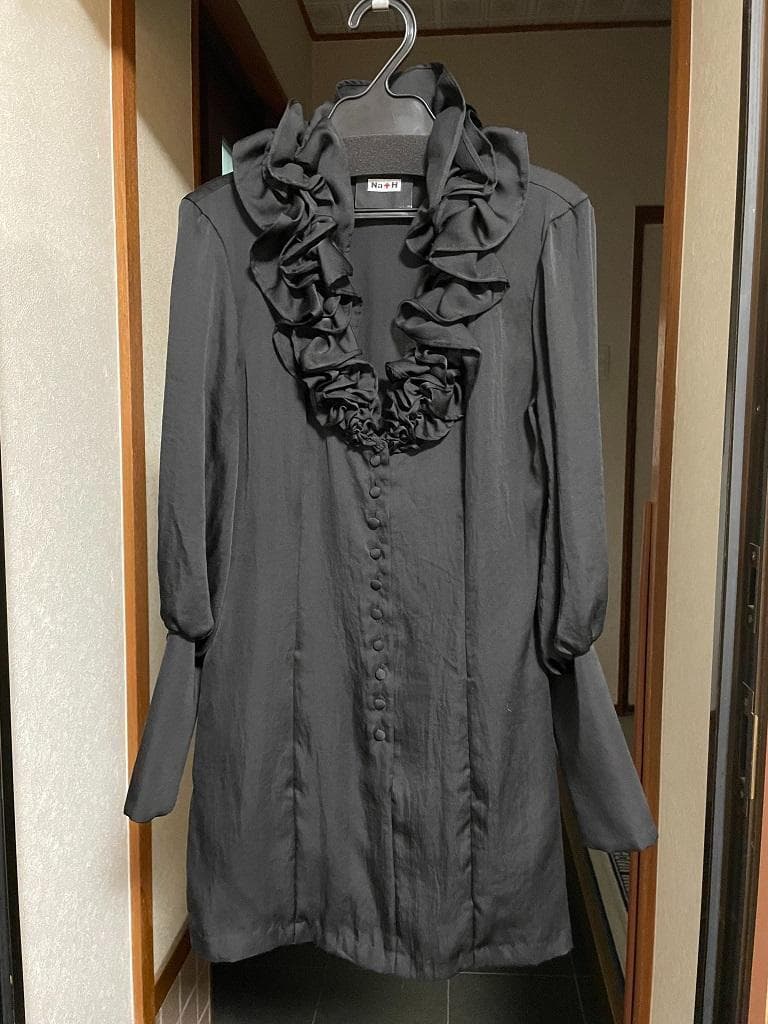 近年タグ☆ ウールダッフルコート ネイビー 2way 14Y-164｜youth