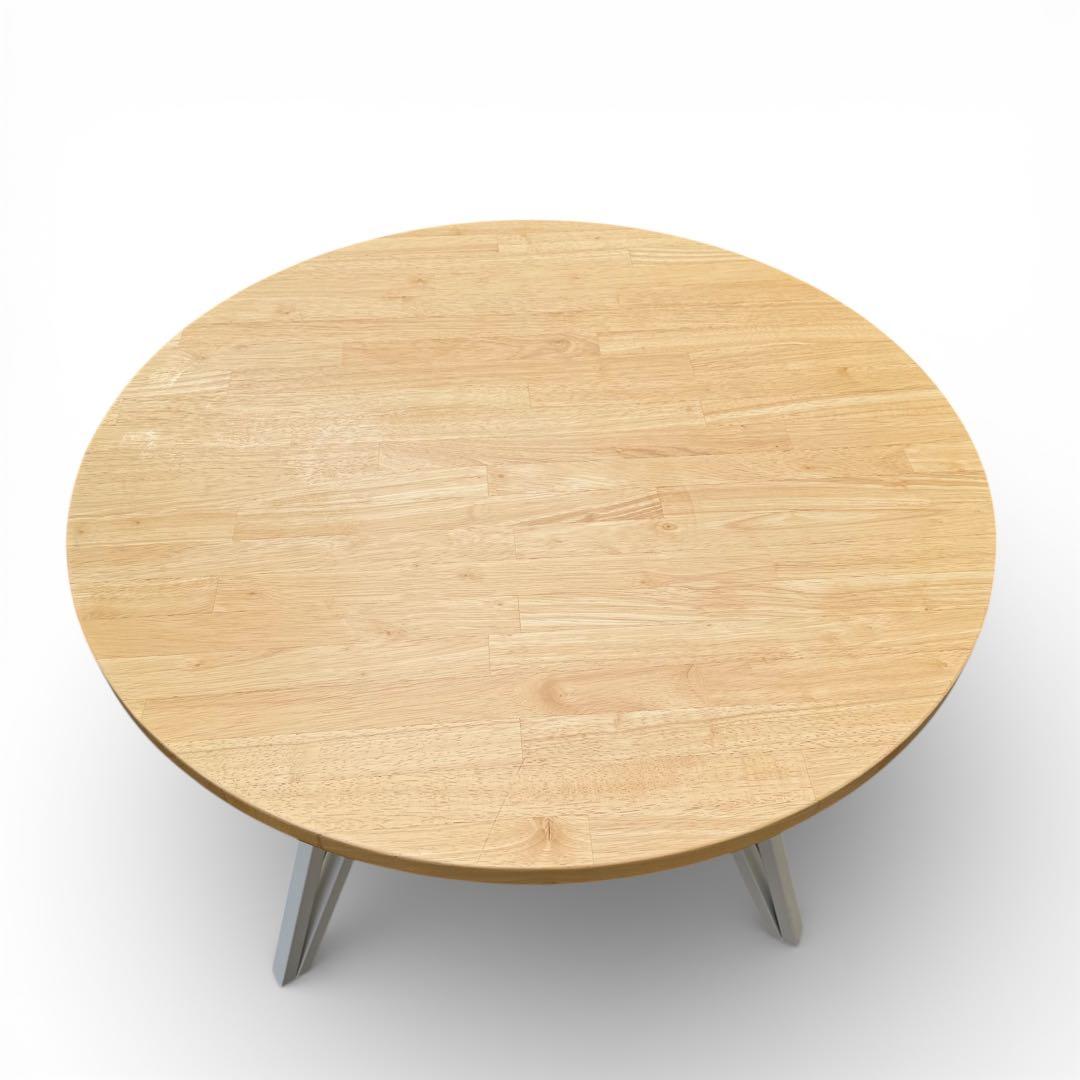 KANADEMONO 丸テーブル ダイニングテーブル　北欧　φ80 天然木