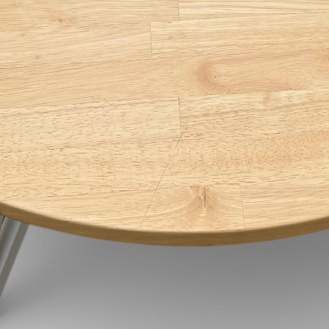 KANADEMONO 丸テーブル ダイニングテーブル　北欧　φ80 天然木