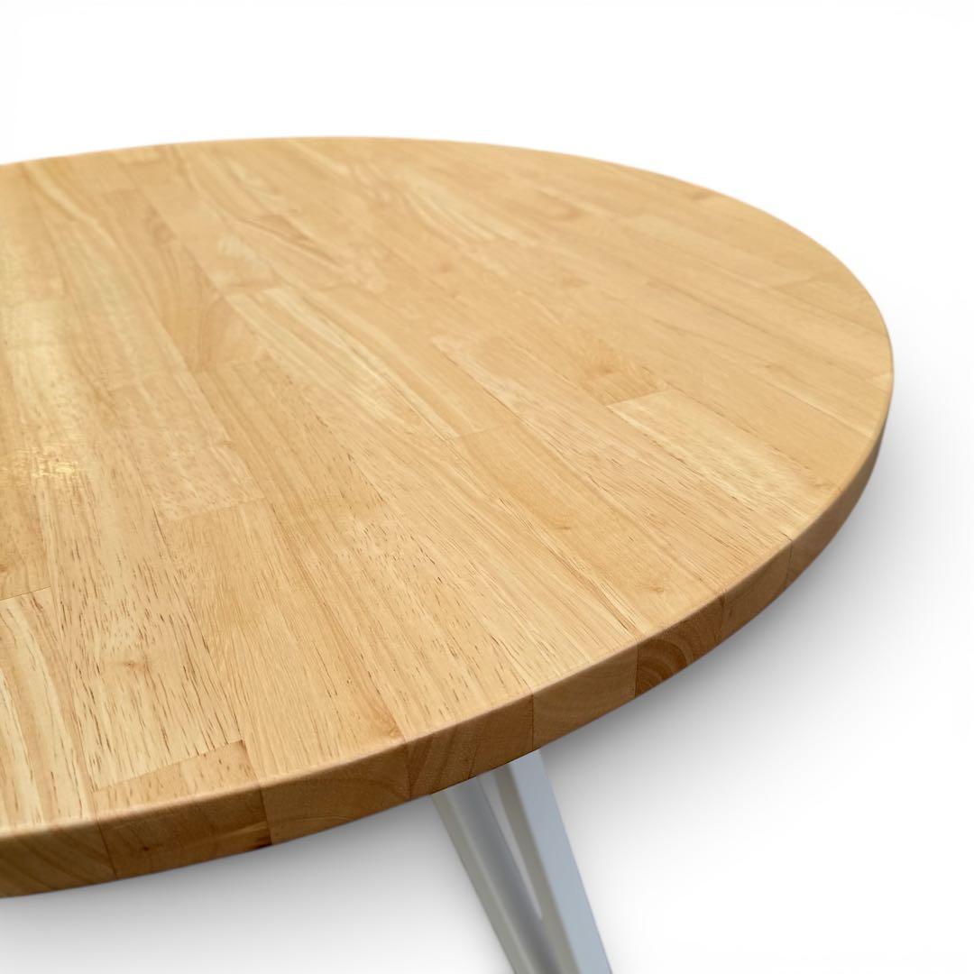 KANADEMONO 丸テーブル ダイニングテーブル　北欧　φ80 天然木