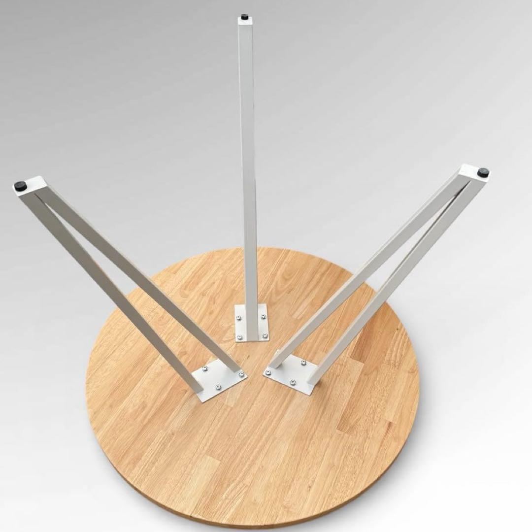 KANADEMONO 丸テーブル ダイニングテーブル　北欧　φ80 天然木