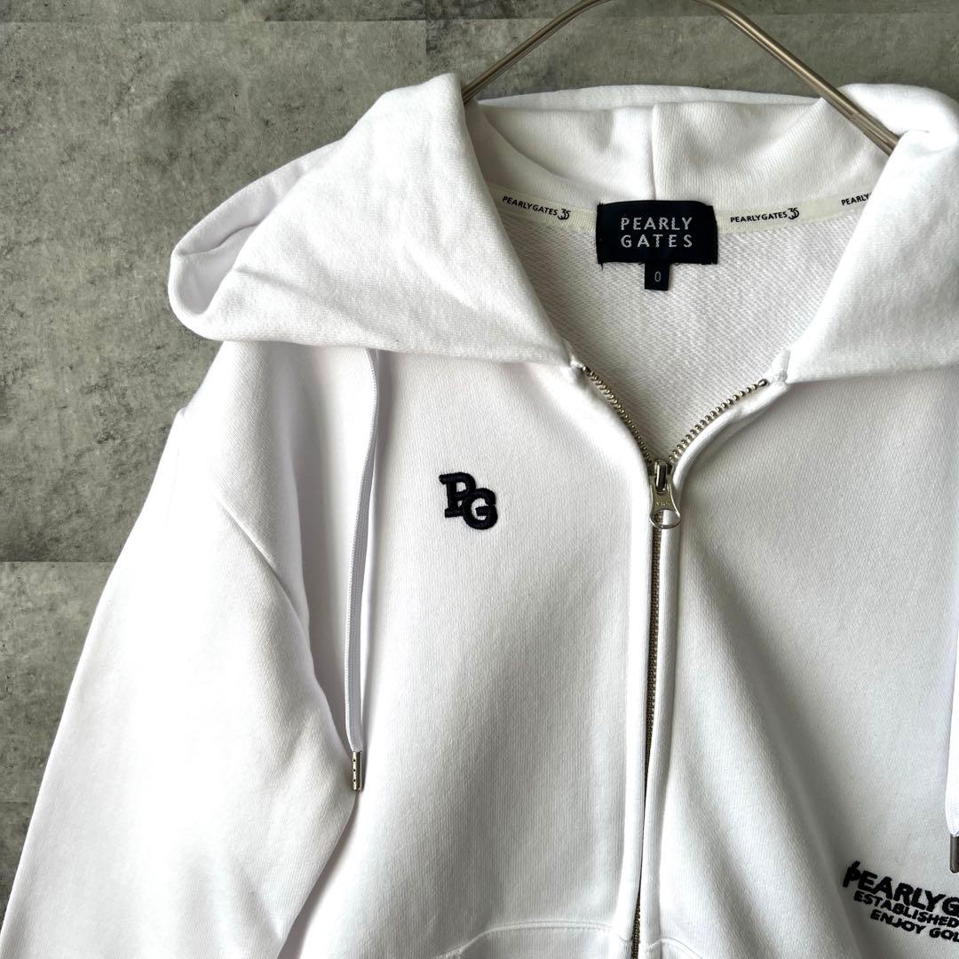 PEARLYGATES 35周年白パーカー　新品未使用品タグ無し