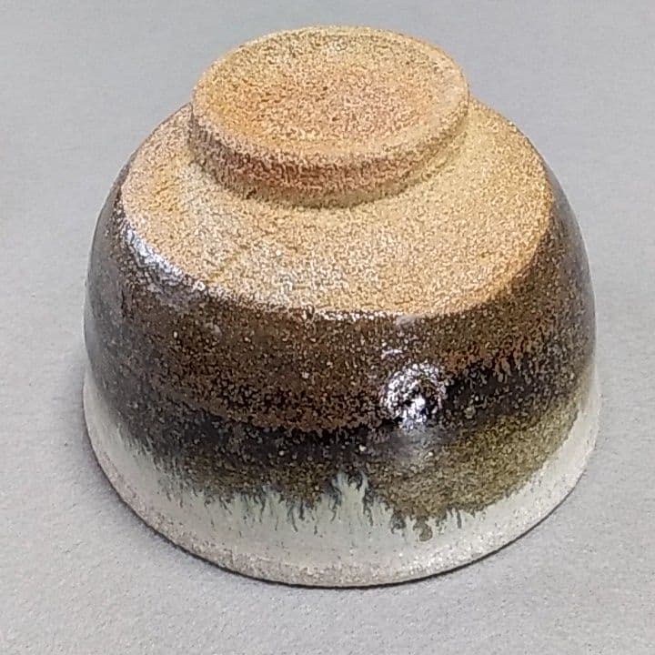 西岡良弘　氏作　朝鮮唐津茶碗　合わせ箱付き　唐津茶碗　茶道具　西岡小十　氏の長男