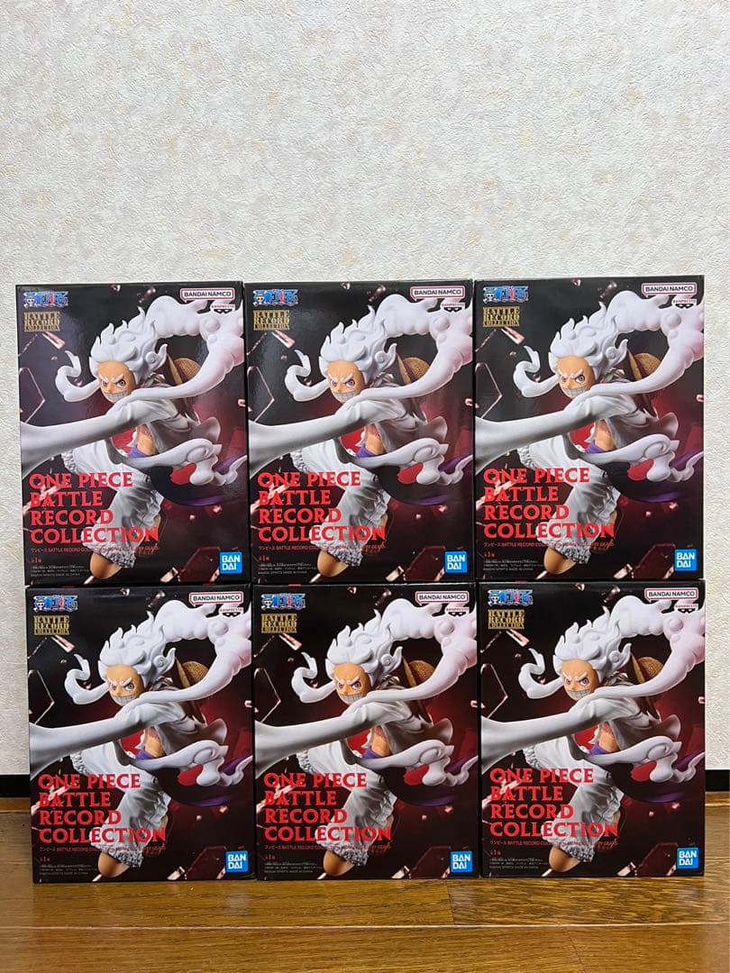 ワンピース バトルレコードコレクション ルフィ ギア5 ニカ フィギュア6体