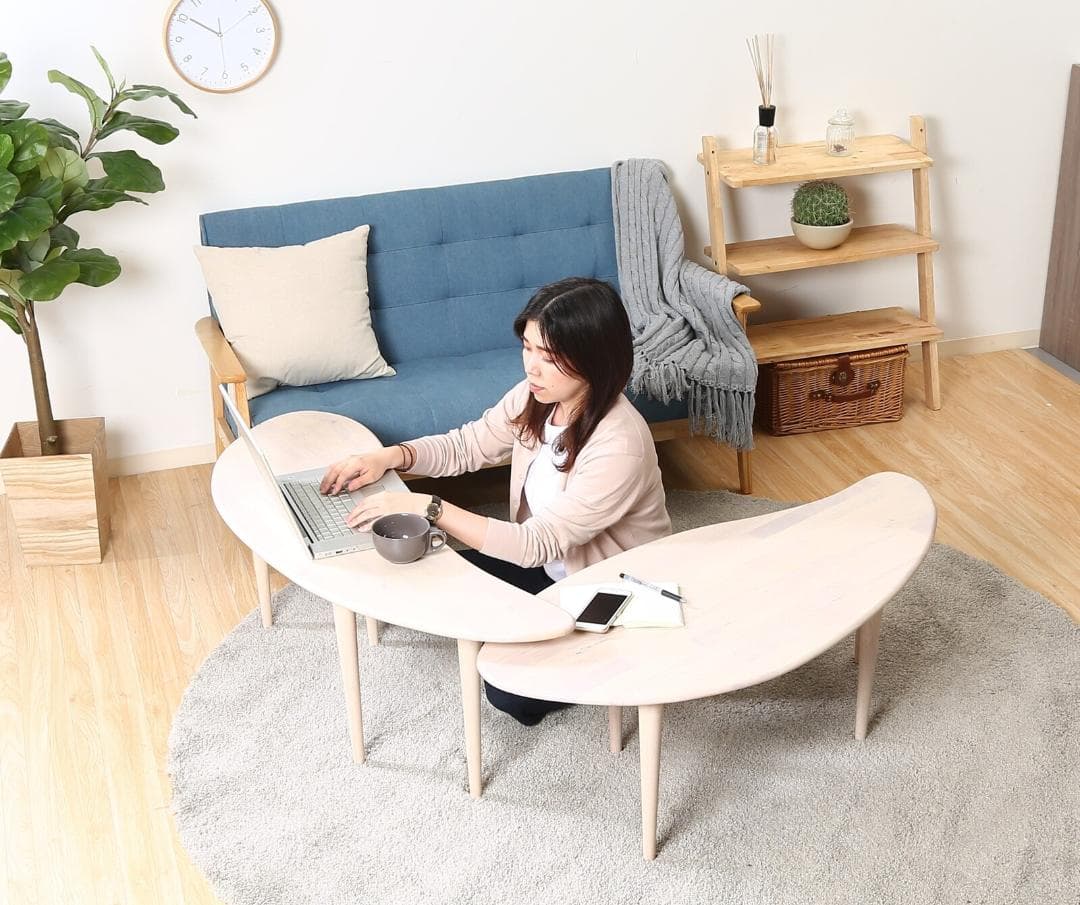 送料無料 ナカムラ 丸型 こたつテーブル リバーシブル天板 251013