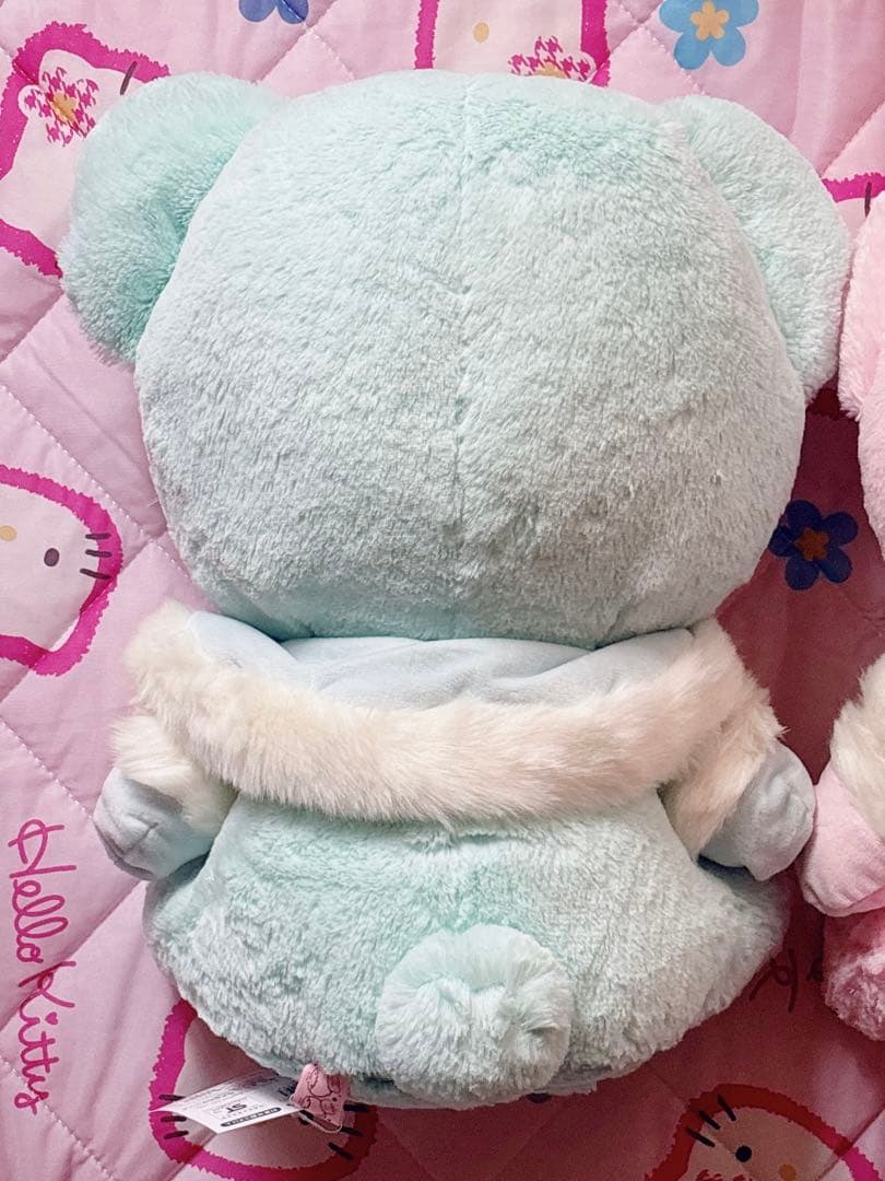 パフポフ　ケープ付きぬいぐるみ　巨大　BIG　ふわふわ　限定　キキララ　くま