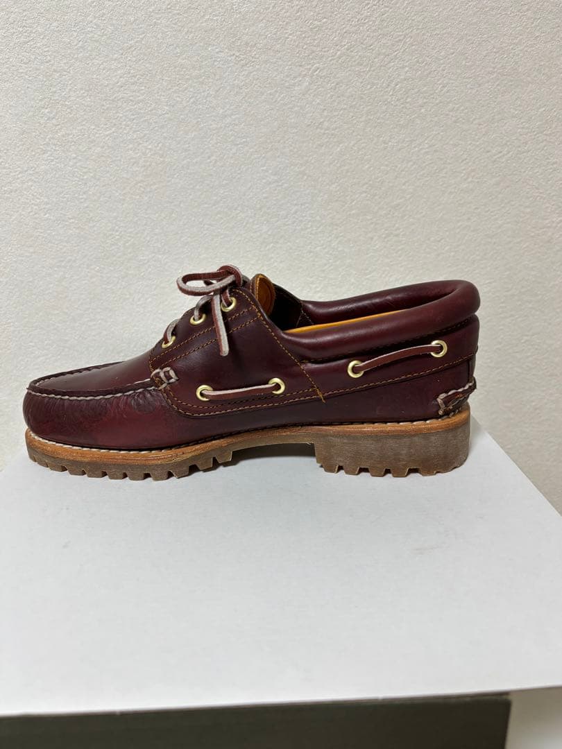 Timberland 3eye バーガンディ　実質27㌢前後です‼️