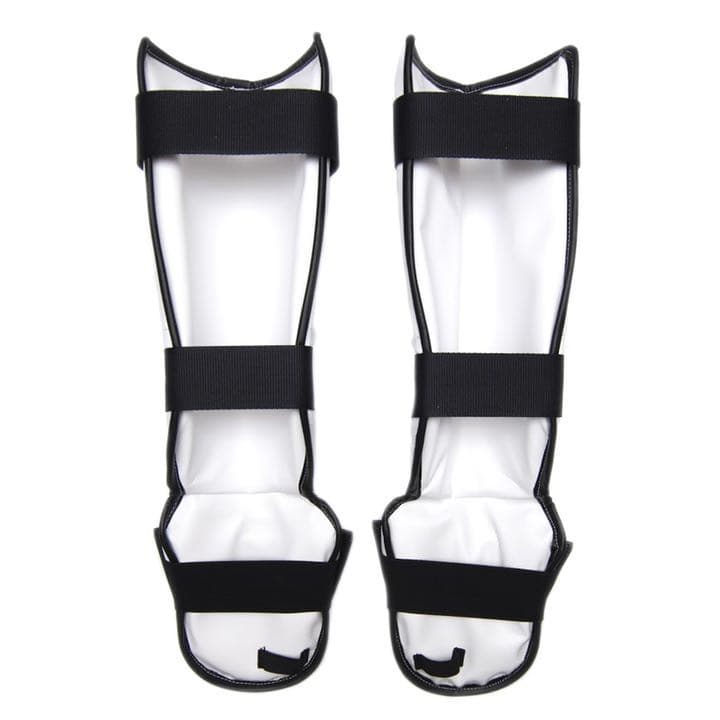 ISAMI 100A MMA シンガード ブラック/ホワイト レガース 100A MMA SHIN